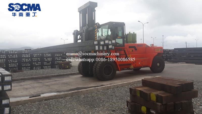 30 ton forklift for steel industry company (4)