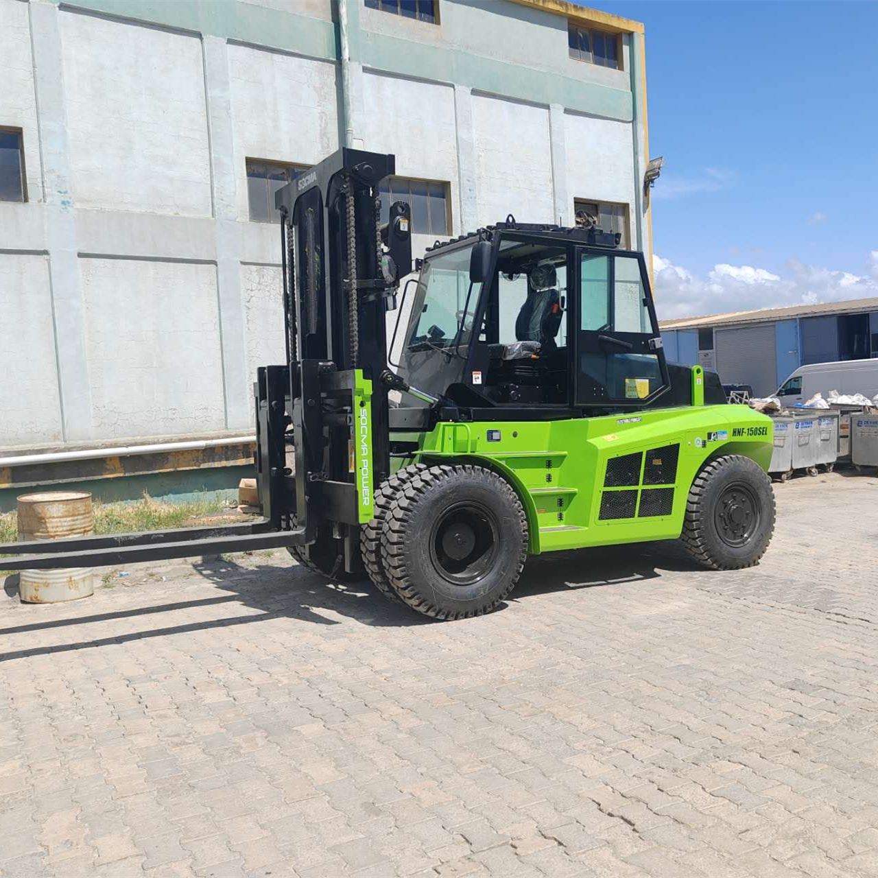 15 tons electric forklift for cable factory 1 15 tons electric forklift for cable factory 1