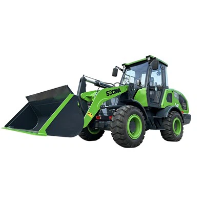 Minicargador eléctrico de 1,8 toneladas con tracción en las ruedas 4x4