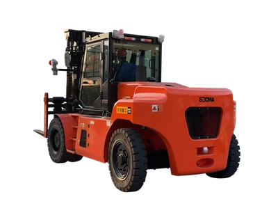 Carretilla elevadora de 12 toneladas para trabajos pesados ​​para manipulación de contenedores, motor Euro V