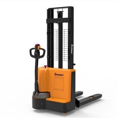 Apilador eléctrico de 3000 mm, 1000 kg y 2200 lb con batería de litio y control sencillo