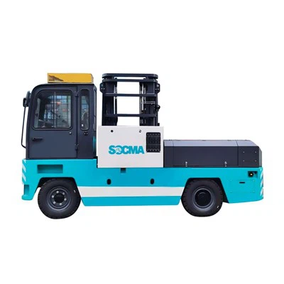 Carretilla elevadora de carga lateral eléctrica de 5 toneladas