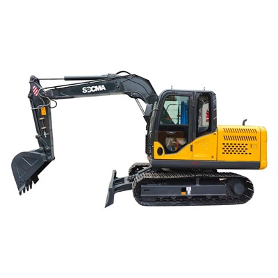 8000 8000 kg Crawler Mini Excavator Pequeño excavador con archivo adjunto a la venta