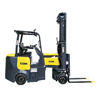 Precio barato Aisle muy estrecho VNA Mini Lavado elevador eléctrico 1.5ton 2 toneladas 2.5 toneladas 3 toneladas de carretilla elevadora para almacén