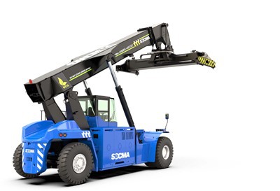 Apilador eléctrico de 45 toneladas con batería de litio para equipos portuarios de contenedores