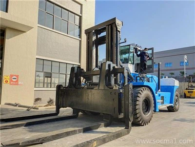 Carretilla elevadora de servicio pesado SOCMA de 50 toneladas para la industria siderúrgica portuaria
