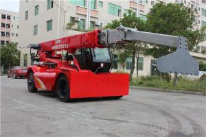 Camión de escoria telescópico