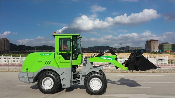 electric powered wheel loader 1.8t