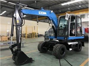 EXCAVADORA DE RUEDAS ELÉCTRICAS DE 9 TONELADAS