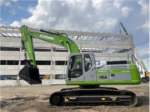 Excavadora de ruedas eléctrica SOCMA de 25 toneladas